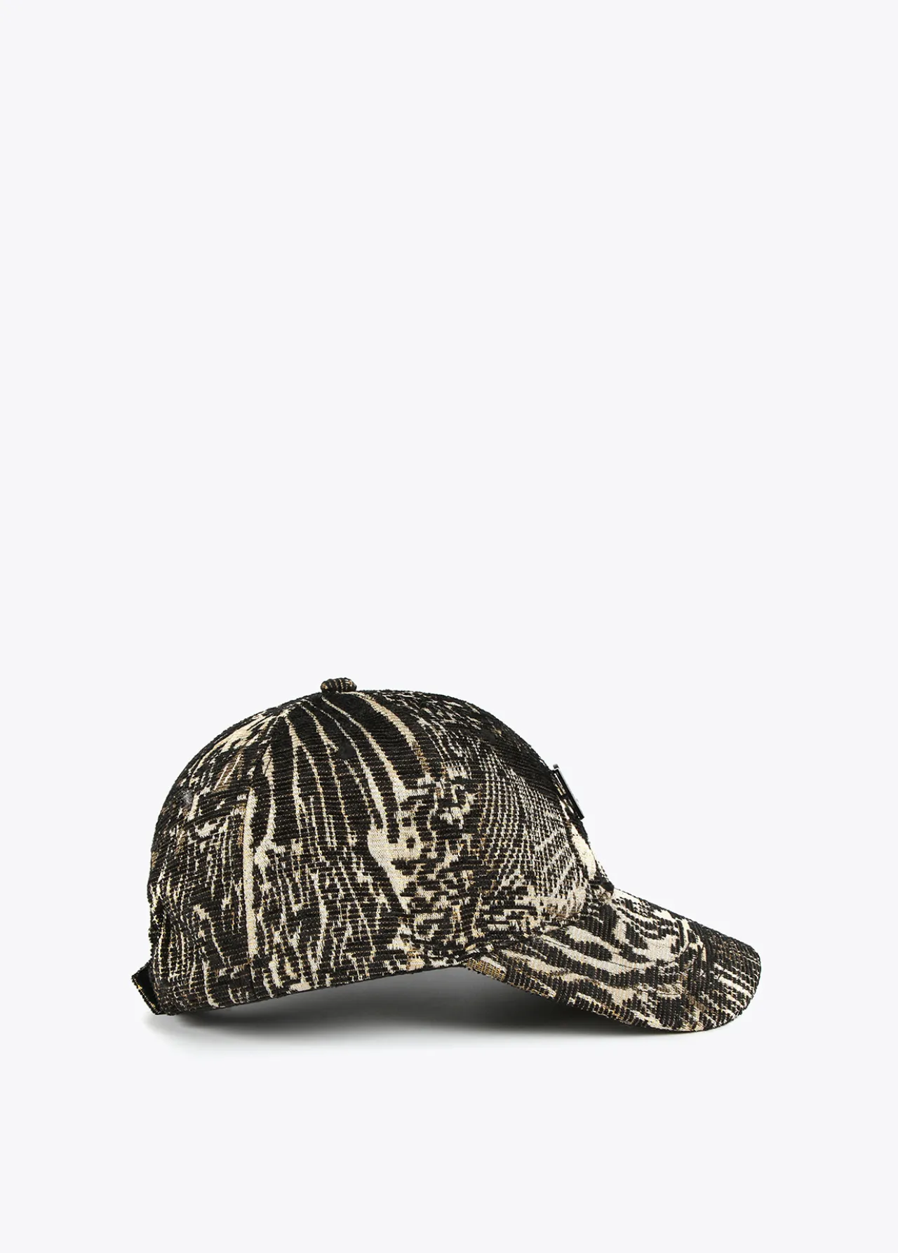 gorra_jacquard_0.webp Lola Casademunt Animal Print | Gorros Sombreros Y Guantes<Gorra jacquard NEGRO-METAL