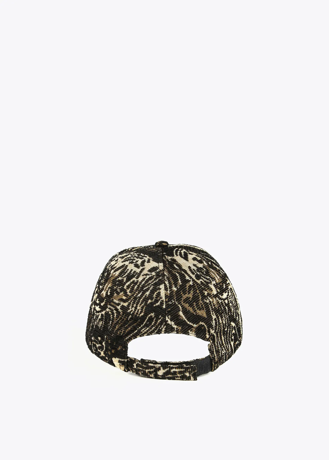 gorra_jacquard_2.webp Lola Casademunt Animal Print | Gorros Sombreros Y Guantes<Gorra jacquard NEGRO-METAL