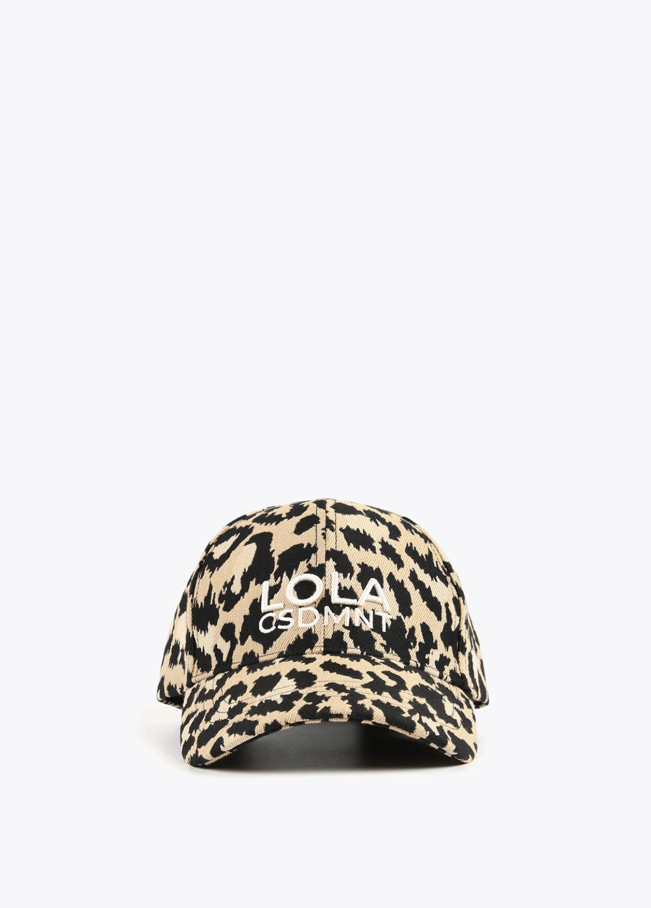 gorra_visera_animal_print_0.webp Lola Casademunt Accesorios | Baño<Gorra visera animal print CRUDO-MARRON