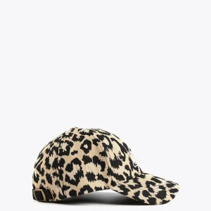 Lola Casademunt Accesorios | Baño<Gorra visera animal print CRUDO-MARRON