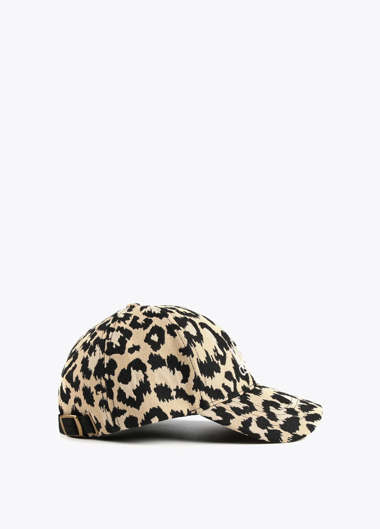 gorra_visera_animal_print_1.webp Lola Casademunt Accesorios | Baño<Gorra visera animal print CRUDO-MARRON