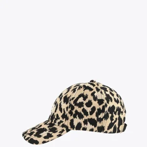 Lola Casademunt Accesorios | Baño<Gorra visera animal print CRUDO-MARRON