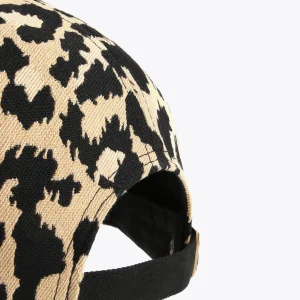 Lola Casademunt Accesorios | Baño<Gorra visera animal print CRUDO-MARRON