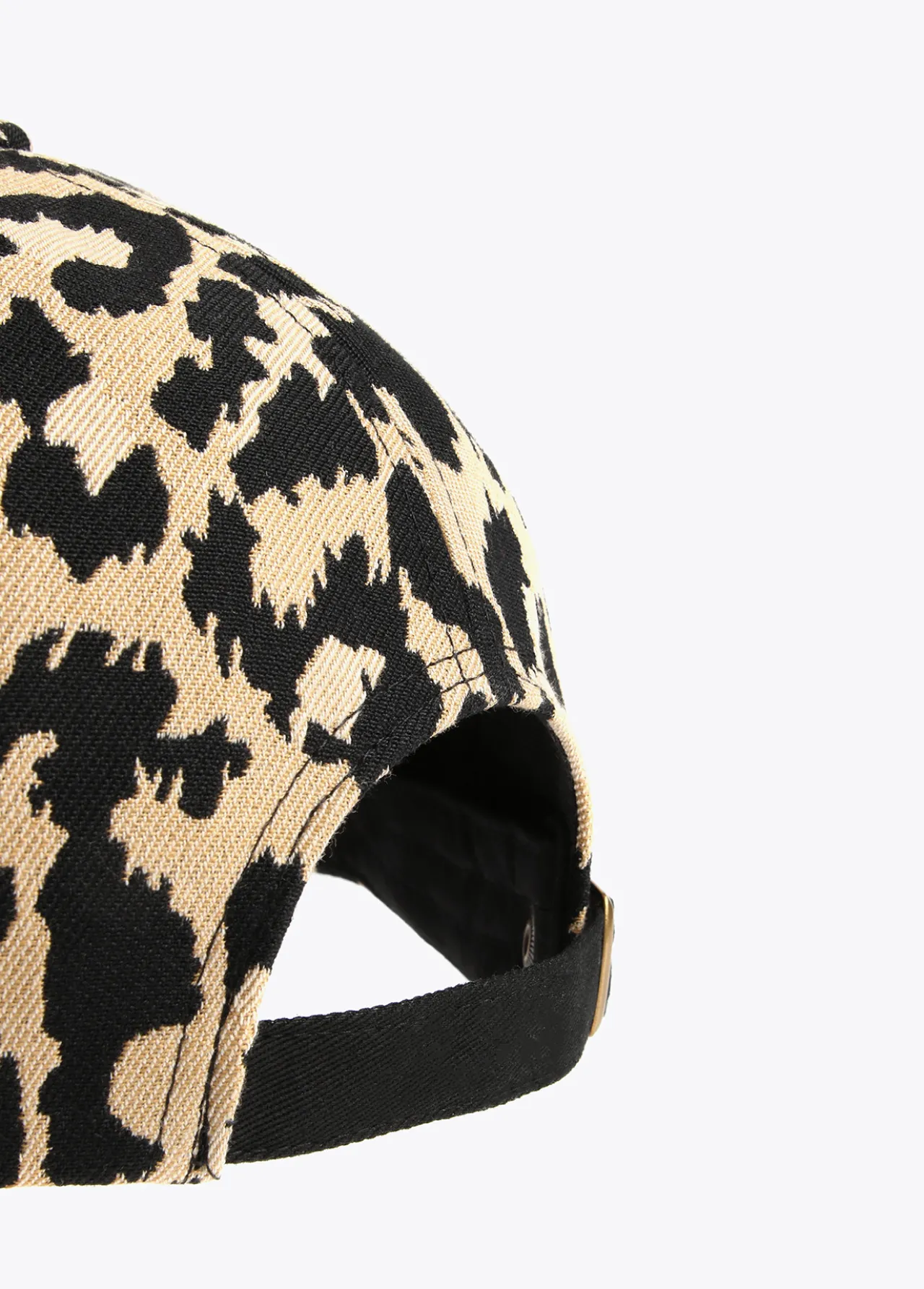 gorra_visera_animal_print_6.webp Lola Casademunt Accesorios | Baño<Gorra visera animal print CRUDO-MARRON