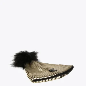 Lola Casademunt Gorros Sombreros Y Guantes<Gorro DORADO