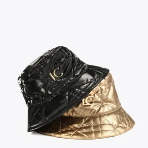 Lola Casademunt Gorros Sombreros Y Guantes<Gorro tipo bucket acolchado NEGRO