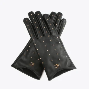 Lola Casademunt Gorros Sombreros Y Guantes<Guantes con tachitas NEGRO