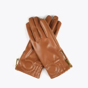 Lola Casademunt Gorros Sombreros Y Guantes<Guantes efecto piel MARRON
