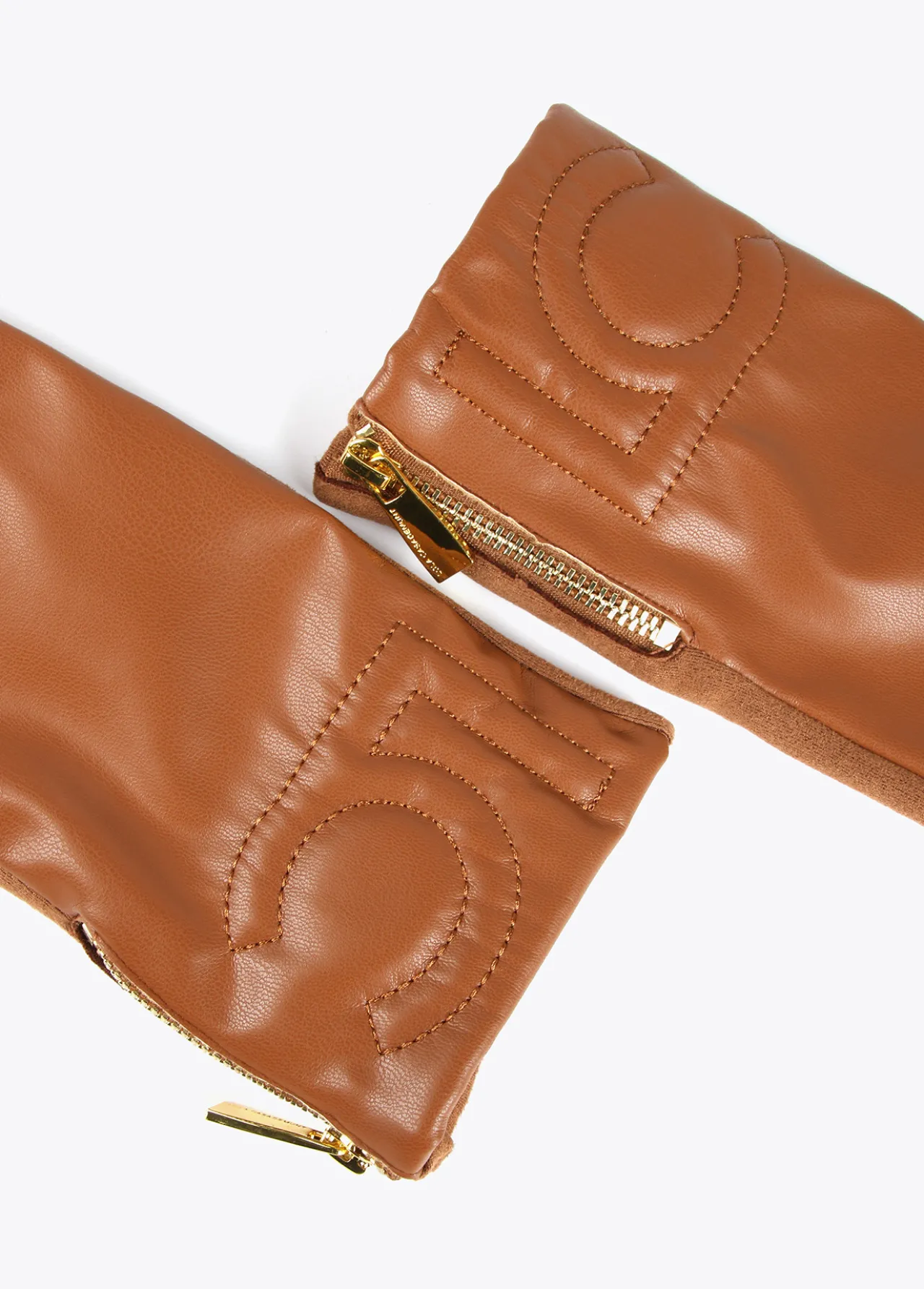 guantes_efecto_piel_4.webp Lola Casademunt Gorros Sombreros Y Guantes<Guantes efecto piel MARRON