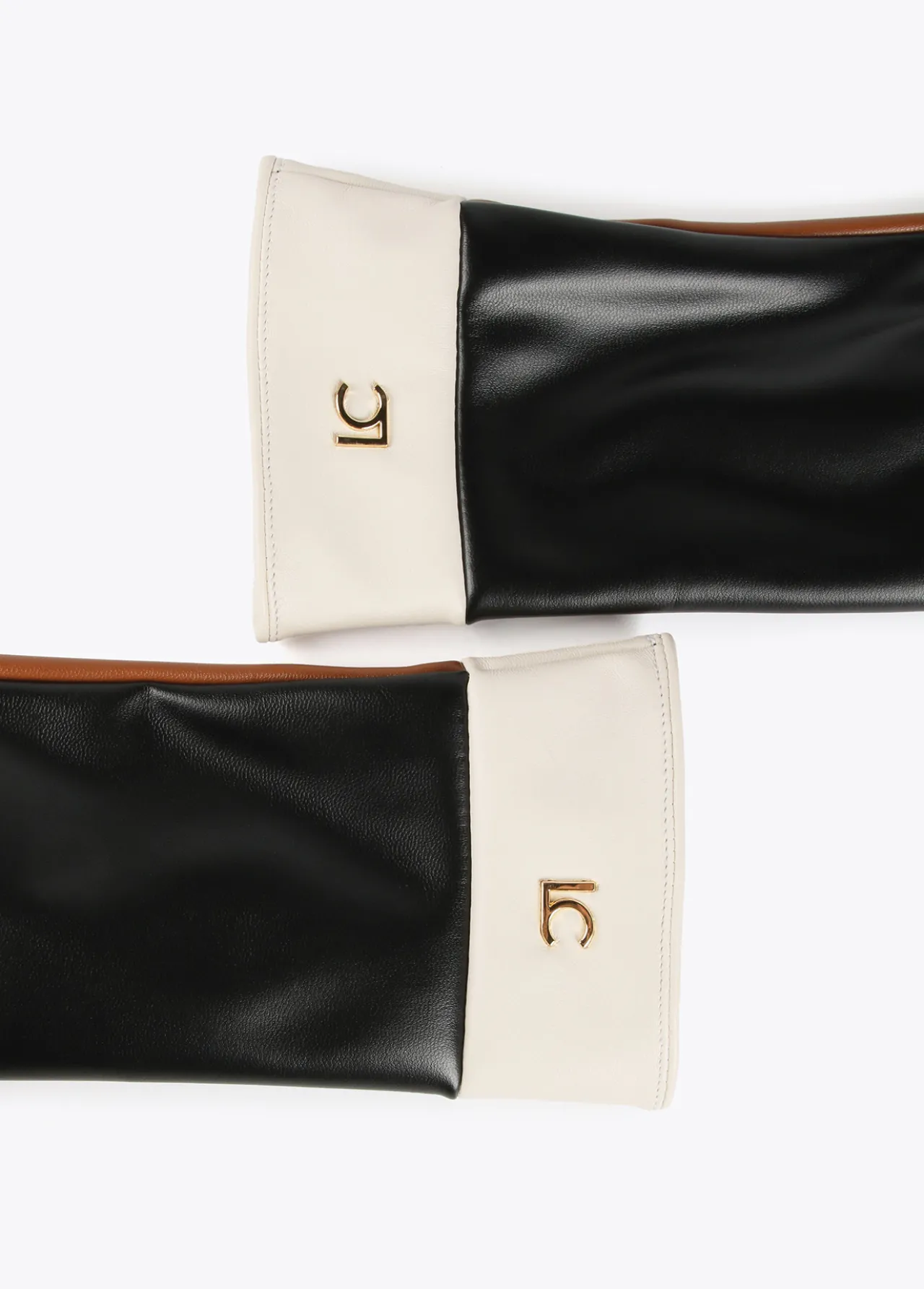 guantes_efecto_piel_tricolor_4.webp Lola Casademunt Gorros Sombreros Y Guantes<Guantes efecto piel tricolor ROSA-ROJO