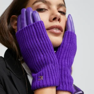 Lola Casademunt Gorros Sombreros Y Guantes<Guantes puño canalé CAMEL