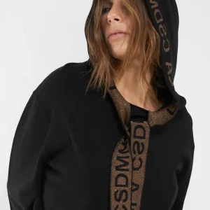 Lola Casademunt Punto<Jersey con capucha NEGRO-METAL