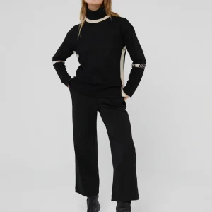 Lola Casademunt Punto<Jersey cuello alto MARRON-NARANJA