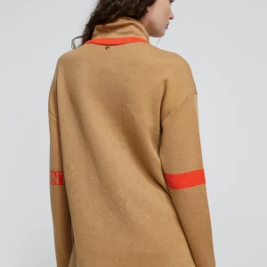 Lola Casademunt Punto<Jersey cuello alto MARRON-NARANJA