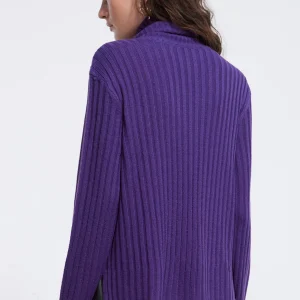 Lola Casademunt Punto<Jersey cuello alto con tachas NEGRO