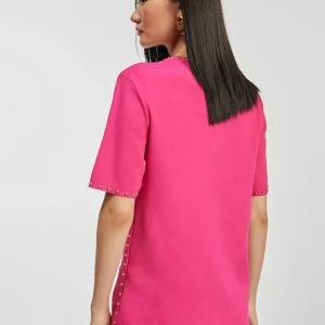Lola Casademunt Punto<Jersey de punto tachas NEGRO