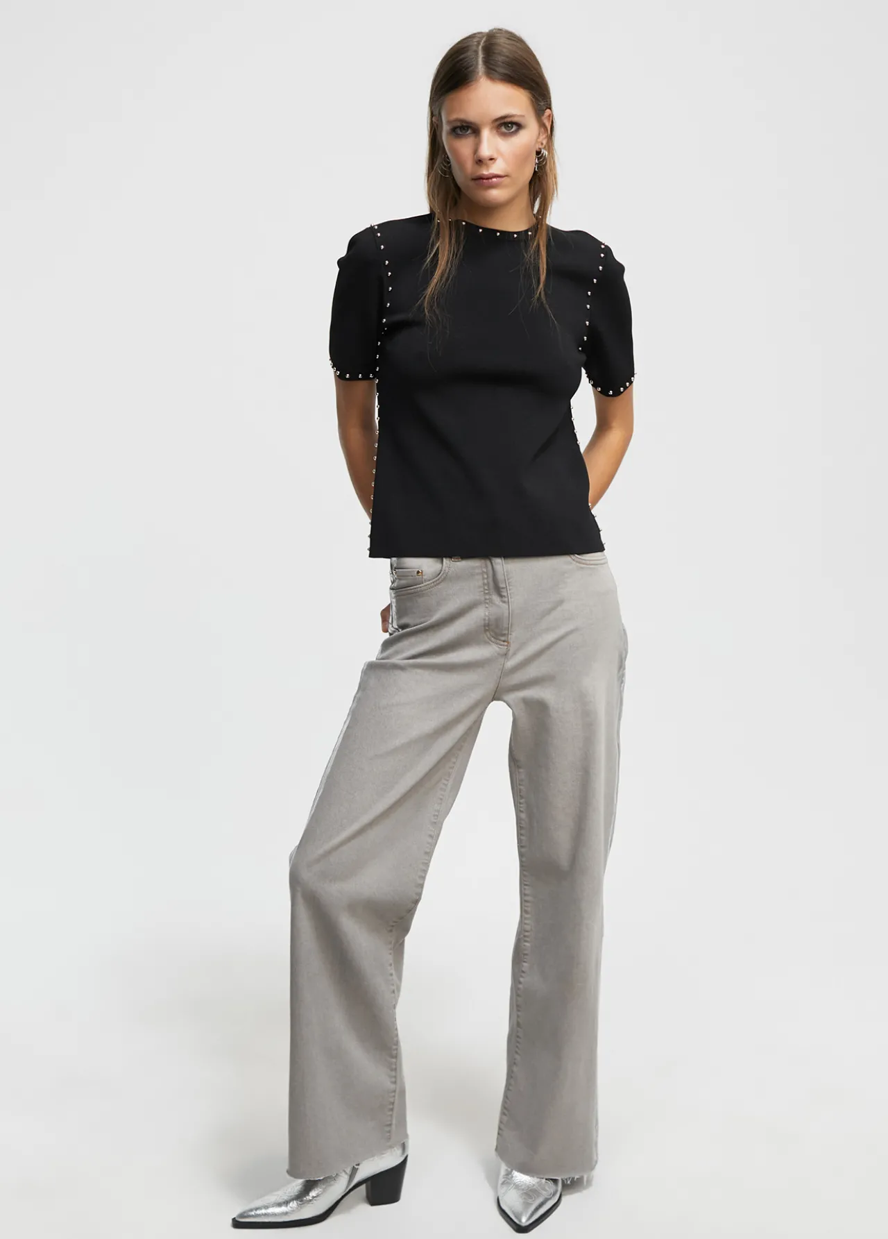 jersey_de_punto_tachas_4.webp Lola Casademunt Punto<Jersey de punto tachas NEGRO