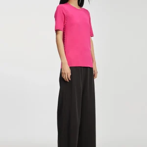 Lola Casademunt Punto<Jersey de punto tachas NEGRO