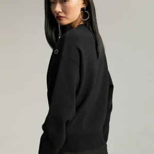 Lola Casademunt Punto<Jersey detalle botones NEGRO