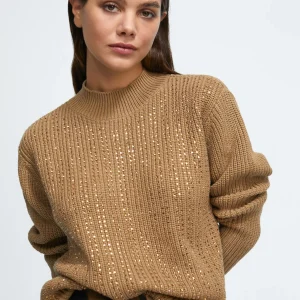 Lola Casademunt Punto<Jersey detalle strass CRUDO