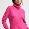 Lola Casademunt Punto<Jersey detalle strass FUCSIA
