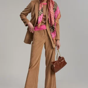 Lola Casademunt Punto<Jersey detalle strass CAMEL