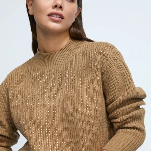Lola Casademunt Punto<Jersey detalle strass CRUDO