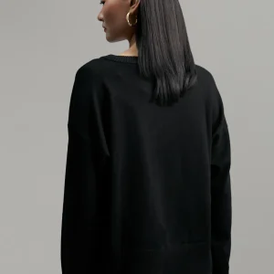 Lola Casademunt Punto<Jersey detalles joya NEGRO