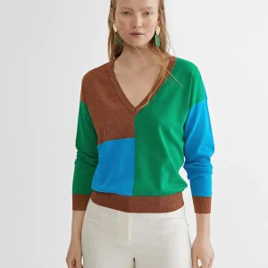 Lola Casademunt Punto<Jersey multicolor ROSA-METAL