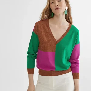 Lola Casademunt Punto<Jersey multicolor ROSA-METAL