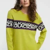 Lola Casademunt Punto<Jersey punto logo VERDE-NEGRO