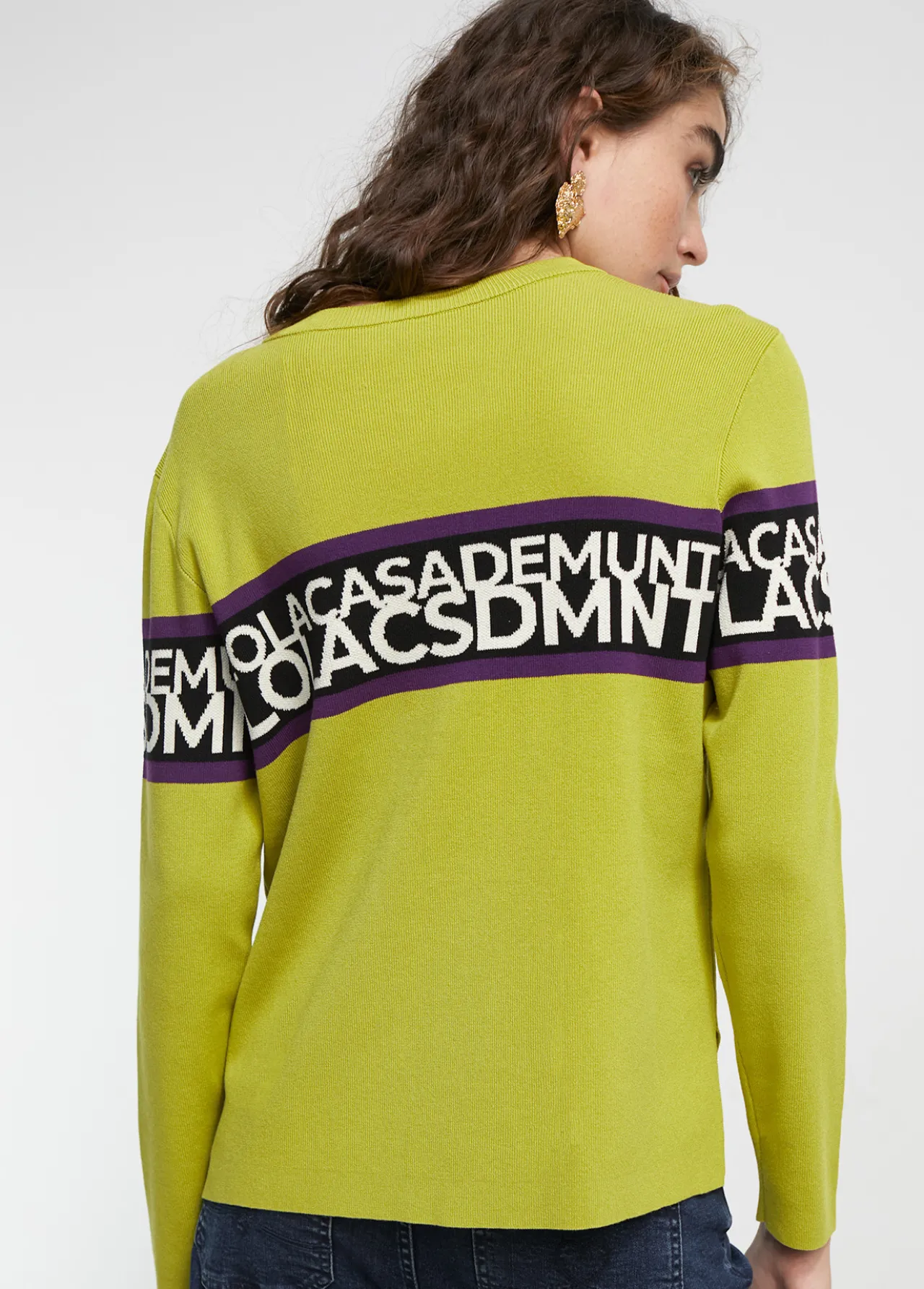 jersey_punto_logo_6.webp Lola Casademunt Punto<Jersey punto logo VERDE-NEGRO