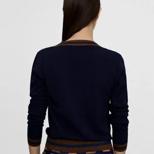 Lola Casademunt Punto<Jersey punto lurex LILA