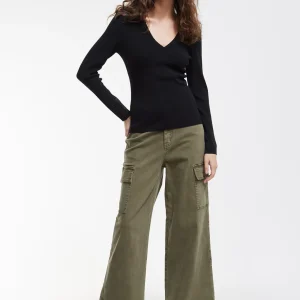 Lola Casademunt Punto<Jersey punto strass NEGRO