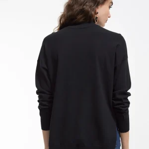 Lola Casademunt Punto<Jersey punto strass NEGRO