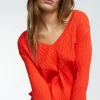 Lola Casademunt Punto<Jersey punto trenzado CRUDO