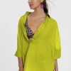 Lola Casademunt Camisas Y Blusas<Kaftan corto kimono FUCSIA