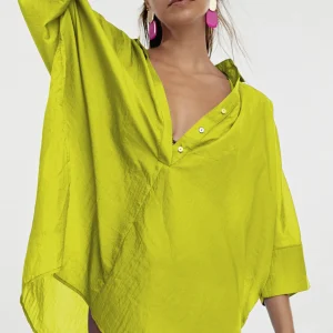 Lola Casademunt Camisas Y Blusas<Kaftan corto kimono FUCSIA