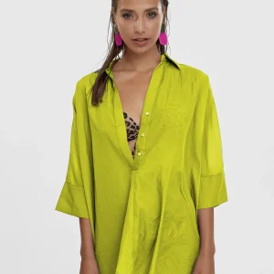 Lola Casademunt Camisas Y Blusas<Kaftan corto kimono FUCSIA
