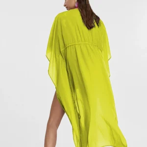 Lola Casademunt Baño<Kaftan largo ajustable FUCSIA