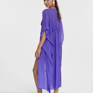 Lola Casademunt Baño<Kaftan largo ajustable FUCSIA