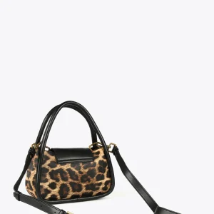 Lola Casademunt Animal Print | Bolsos De Mano Y Neceseres<Mini bandolera animal MARRON-NEGRO