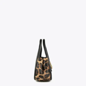 Lola Casademunt Animal Print | Bolsos De Mano Y Neceseres<Mini bandolera animal MARRON-NEGRO