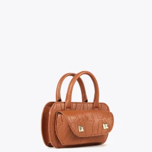 Lola Casademunt Bolsos<Mini bandolera con logo grabado NEGRO