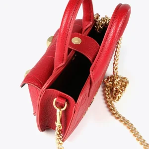 Lola Casademunt Bolsos<Mini bandolera con logo grabado NEGRO