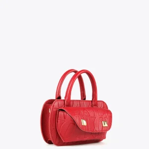 Lola Casademunt Bolsos<Mini bandolera con logo grabado NEGRO