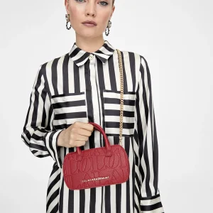 Lola Casademunt Bolsos<Mini bandolera con logo grabado NEGRO