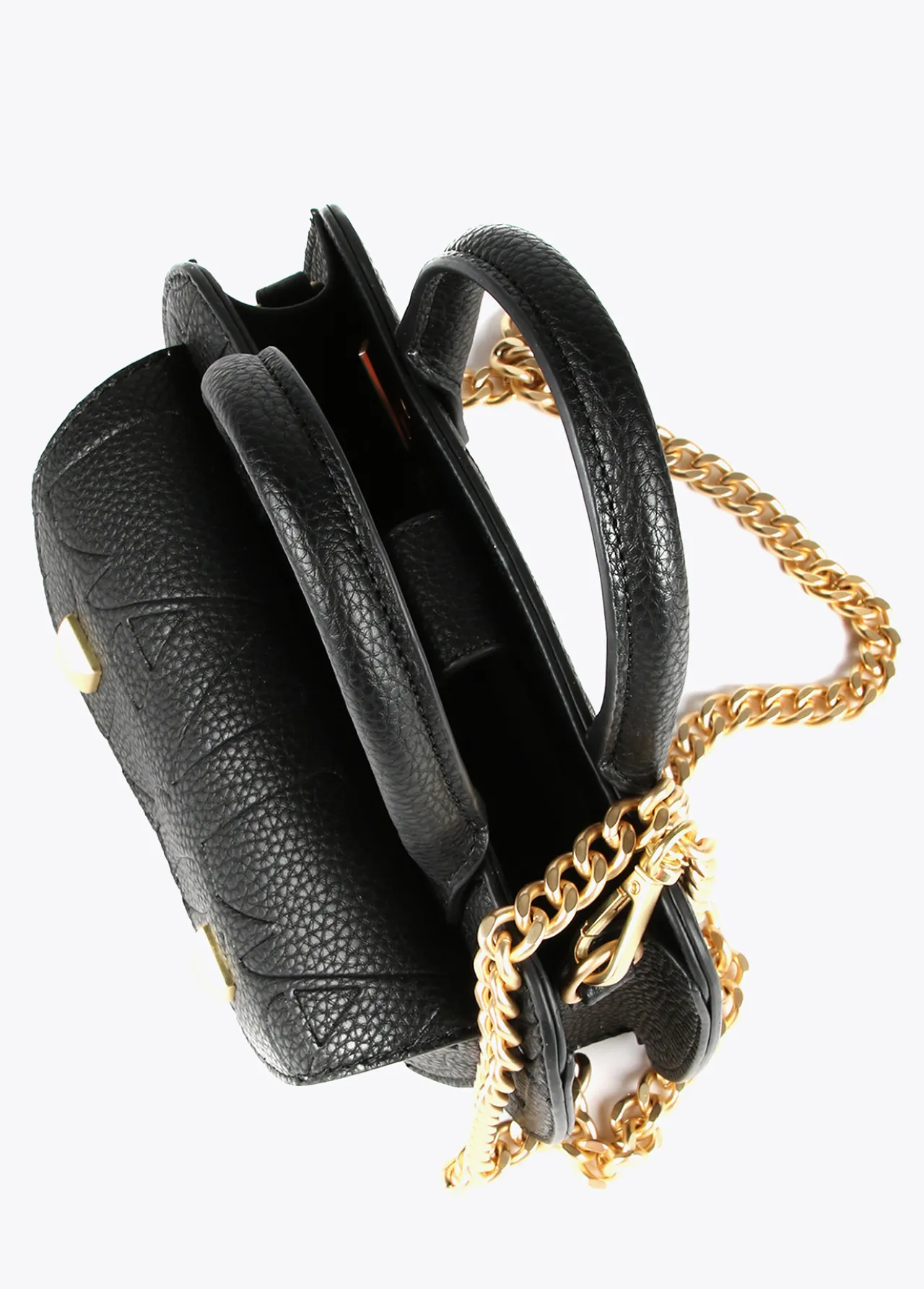 mini_bandolera_con_logo_grabado_4.webp Lola Casademunt Bolsos<Mini bandolera con logo grabado NEGRO