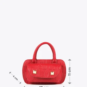 Lola Casademunt Bolsos<Mini bandolera con logo grabado NEGRO