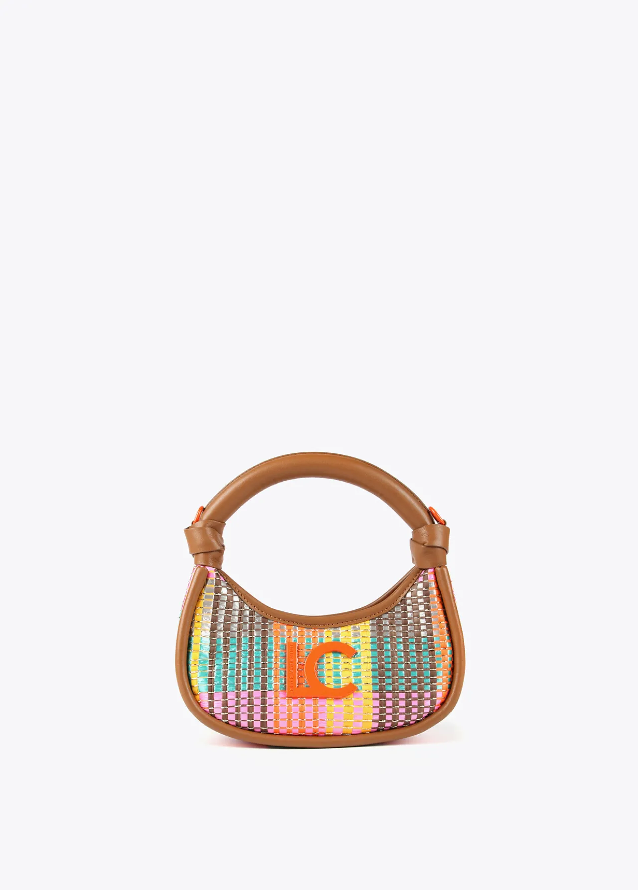mini_bandolera_multicolor_0.webp Lola Casademunt Bolsos<Mini bandolera multicolor MARRON-NARANJA